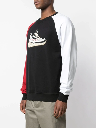 Mostly Heard Rarely Seen 8-bit Aero Tri-colour Sweatshirt In Black