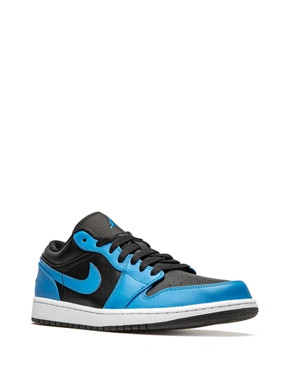 Shop Jordan Air  1 Low "laser Blue" Sneakers In Black