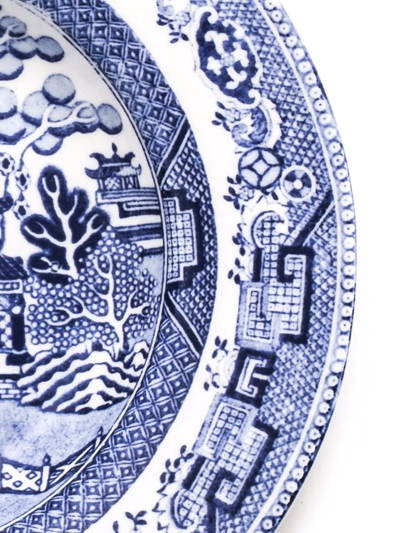 Seletti Hybrid Fillide Printed Porcelain Soup Plate 25.4cm In White