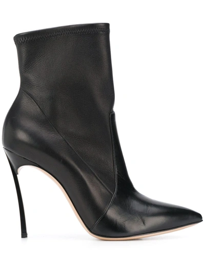 Shop Casadei Blade Boots In Black