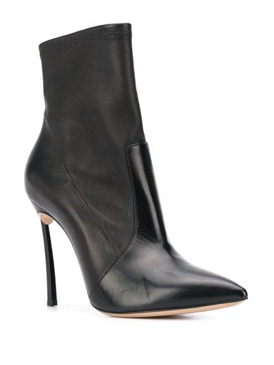 Shop Casadei Blade Boots In Black