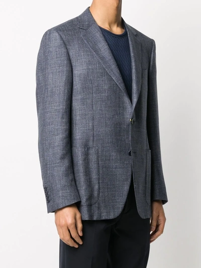 Shop Canali Slim Fit Blazer In Blue