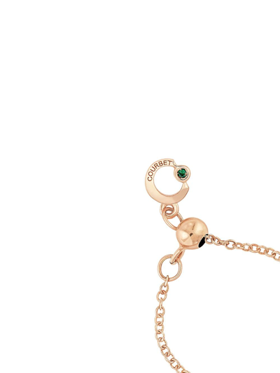 Courbet 18kt Recycled Rose Gold Laboratory-grown Diamond Co Adjustable Chain Ring In Pink