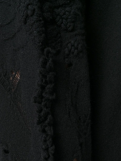 Barrie Romantic Timeless Cashmere Round Neck Pullover In Black