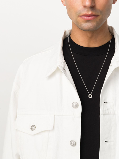 Le Gramme Rond 1.1 Necklace In Silver