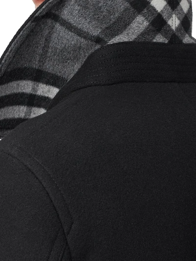 Burberry Double-breasted Wool & Cashmere-blend Jacket In Black