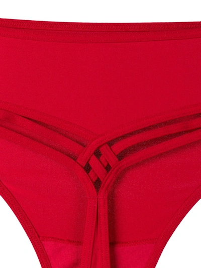 Shop Marlies Dekkers 'dame De Paris' 7 Cm Thong In Red