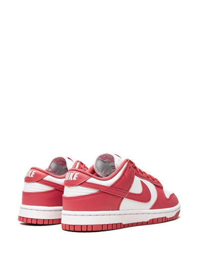 Shop Nike Dunk Low "white/archeo Pink" Sneakers