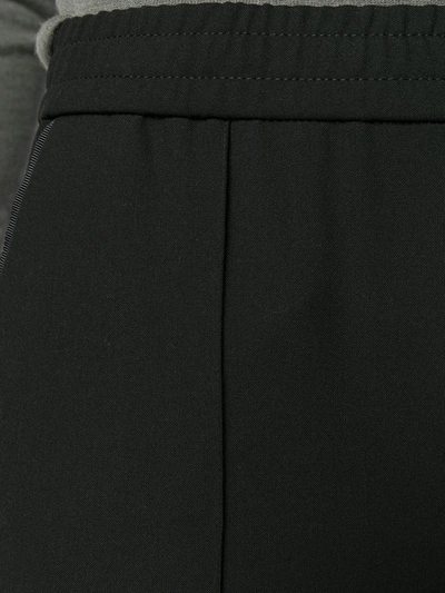 Shop Filippa K Fiona Peg Tapered-leg Trousers In Black