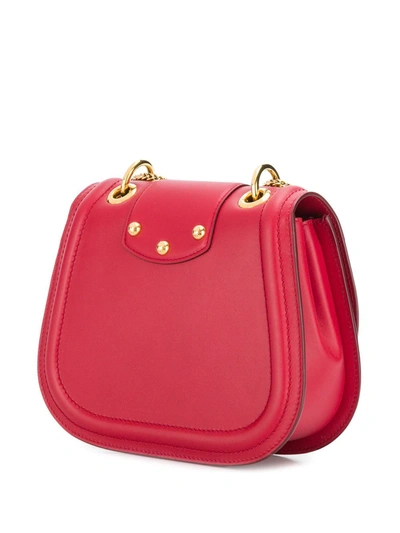 Shop Dolce & Gabbana Dg Amore Shoulder Bag In Red
