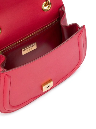 Shop Dolce & Gabbana Dg Amore Shoulder Bag In Red