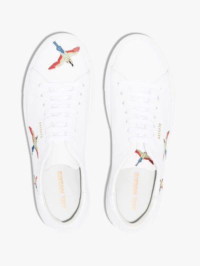 White Clean 90 bird leather sneakers