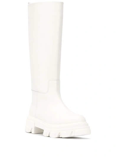 Shop Gia Couture X Pernille Teisbaek Tubular Boots In White
