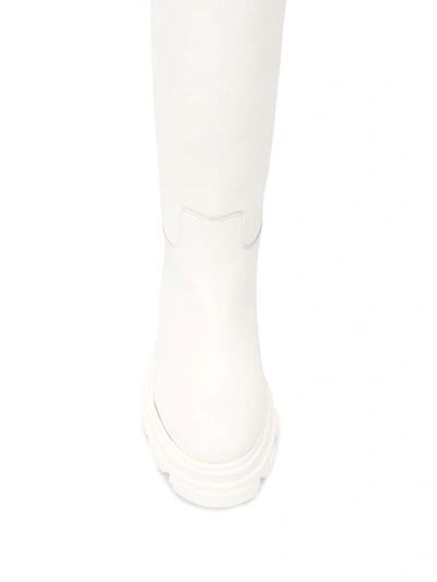 Shop Gia Couture X Pernille Teisbaek Tubular Boots In White