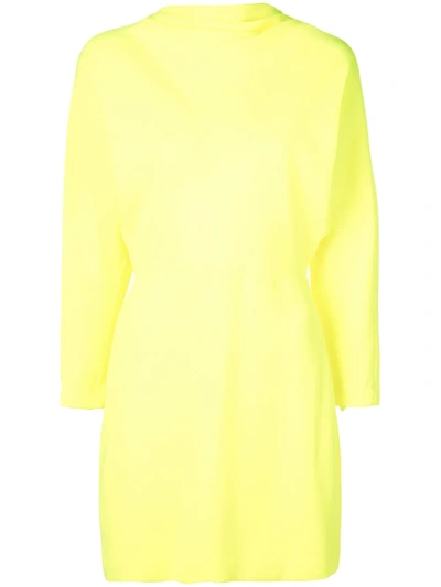 Shop A.l.c Fitted Evening Mini Dress In Yellow