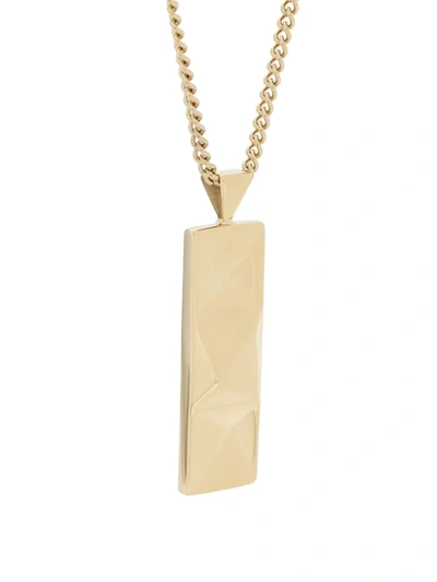Shop Northskull In 'n' Out Tag Necklace In Yellow