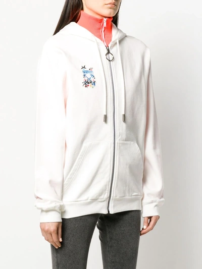 Shop Off-white De Graft Arrows Hoodie In White