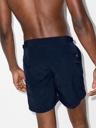 Shop Orlebar Brown Bulldog Swim Shorts In Blue