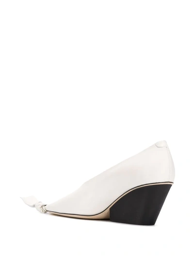 Shop Camperlab Juanita Knotted Toe Pumps In White