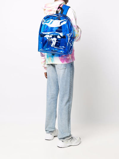 Shop Undercover Transparent Backpack In Blue