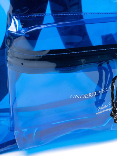 Shop Undercover Transparent Backpack In Blue