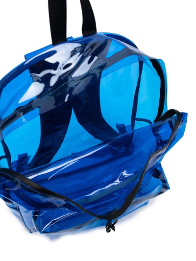 Shop Undercover Transparent Backpack In Blue