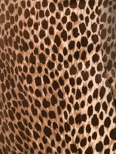 Pre-owned Dolce & Gabbana '1990s Leopard Print Dress In Neutrals