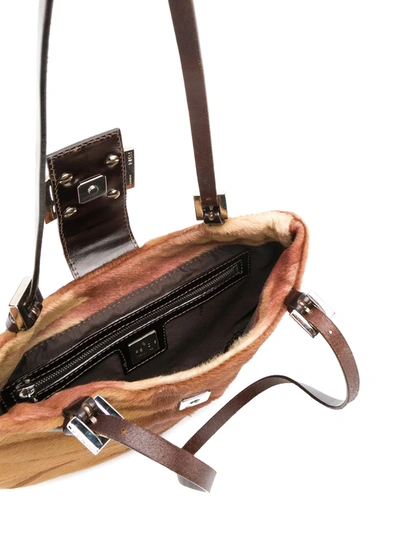 Pre-owned Fendi Half Round Shoulder Bag In Brown