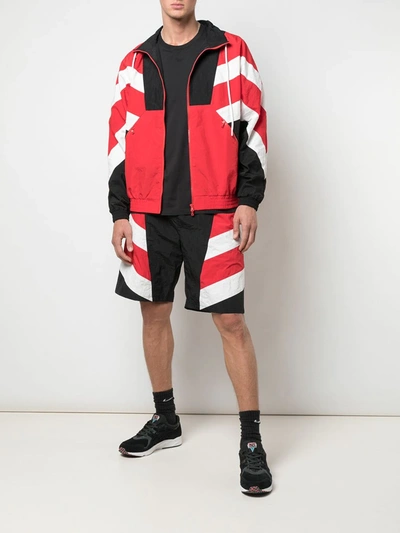 Shop God's Masterful Children Superstar Stripe Jacket In Red