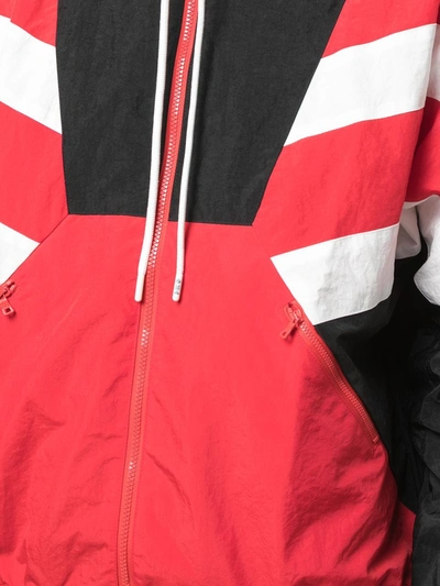 God's Masterful Children Superstar Stripe Jacket In Red