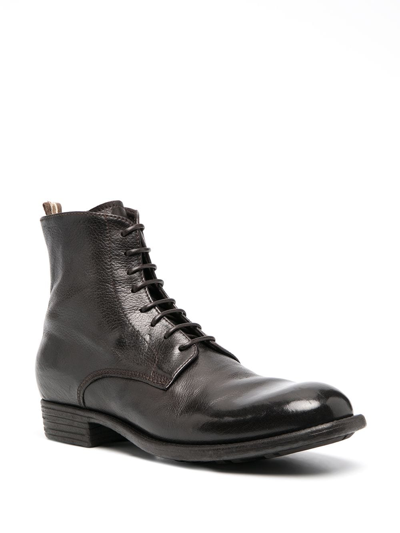 Officine Creative Calixte 002 Lace-up Boots In Brown