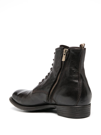 Officine Creative Calixte 002 Lace-up Boots In Brown