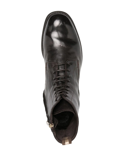 Officine Creative Calixte 002 Lace-up Boots In Brown