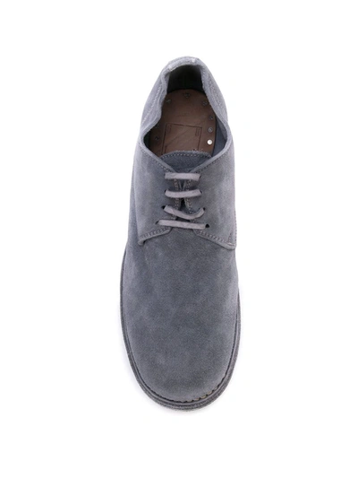 Shop Guidi Lace Up Shoes In Light Grey