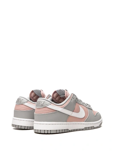 Shop Nike Dunk Low "soft Grey/pink" Sneakers