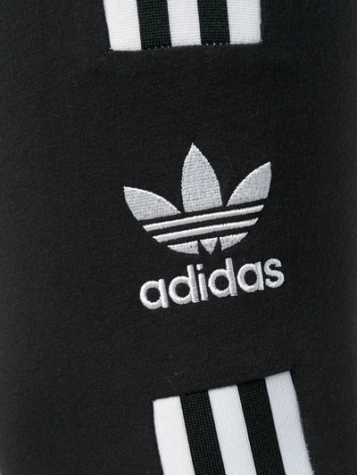 Adidas Originals Adidas Women's Metallic Logo Leggings In Black