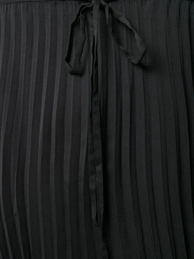 Mcq By Alexander Mcqueen Embroidered Lace Plisse Dress In Black