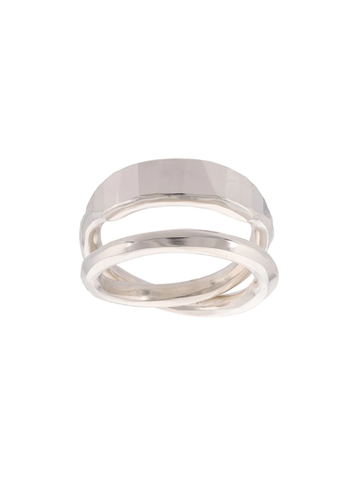 WERKSTATT:MÜNCHEN LAYERED RING - 银色