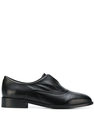 Shop Tila March Serge Derby Shoes In Black