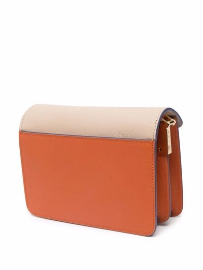 Marni Trunk Shoulder Bag In Orange