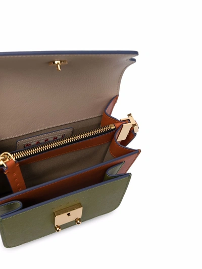 Marni Trunk Shoulder Bag In Orange