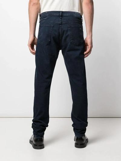 Shop Rag & Bone Fit 2 Mid-rise Straight-leg Jeans In Blue