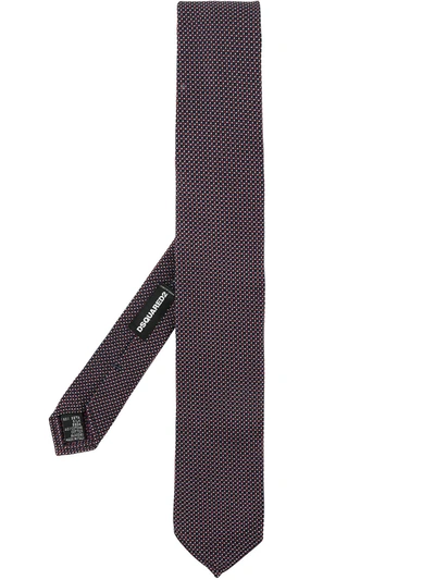 Shop Dsquared2 Pin Dot Tie In Blue