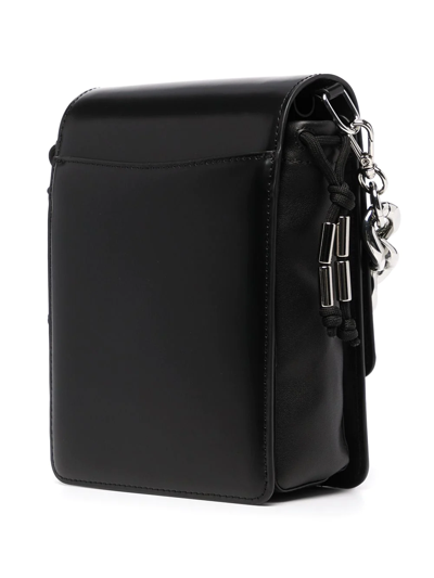 Shop Kara Leather Cross Body Bag In Black