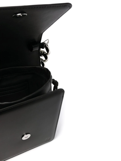 Shop Kara Leather Cross Body Bag In Black