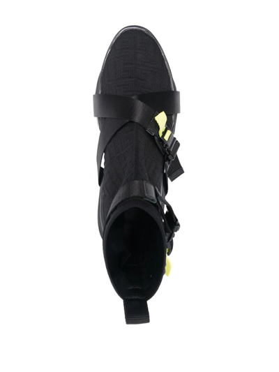 Balmain B-bold High-top Sneakers In Schwarz