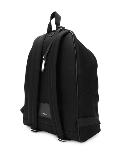 Shop Saint Laurent City Backpack In Black