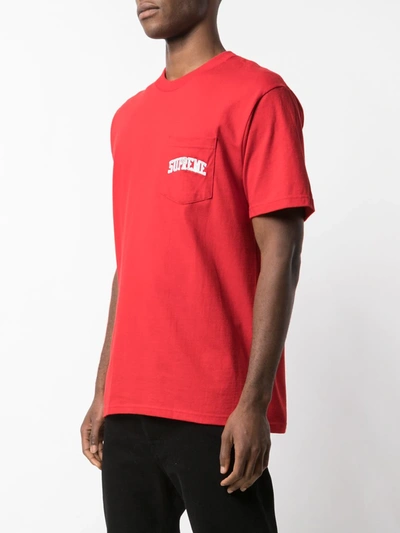 SUPREME RAIDERS 47口袋T恤 - 红色