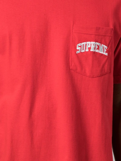 Supreme Raiders 47 Pocket Tee In Red