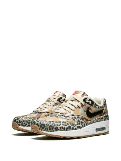 Shop Nike Air Max 1 Prm "animal Camo" Sneakers In Gold